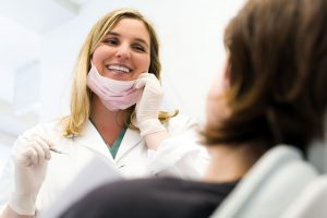 woman dentist